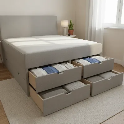 Best Queen Bed Frames with Storage for Small Apartments